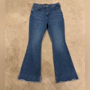 Lee Women's Dark Blue Flare Jeans